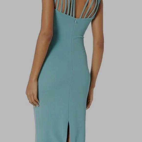 Dress the Population size small Gwen midi sexy bodycon fit excellent condition - Picture 4 of 7